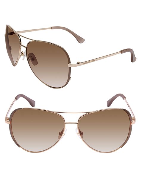 Michael Kors Sicily Aviator Sunglasses 